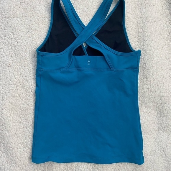 PH8 Blue Work Out Tank Top Size Small Teal Blue - Picture 3 of 5